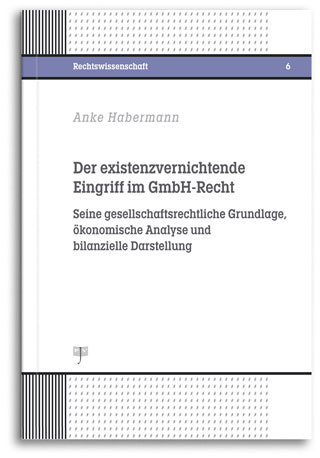 Buchcover: Der existenzvernichtende Eingriff im GmbH-Recht, Autor: Anke Habermann